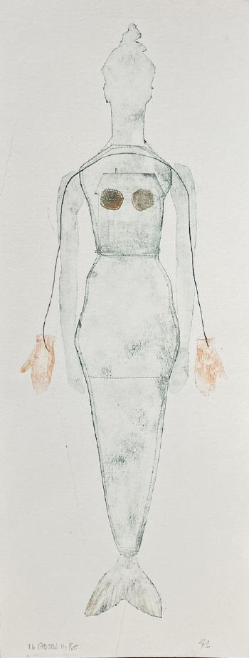 Inside/outside, the mermaid