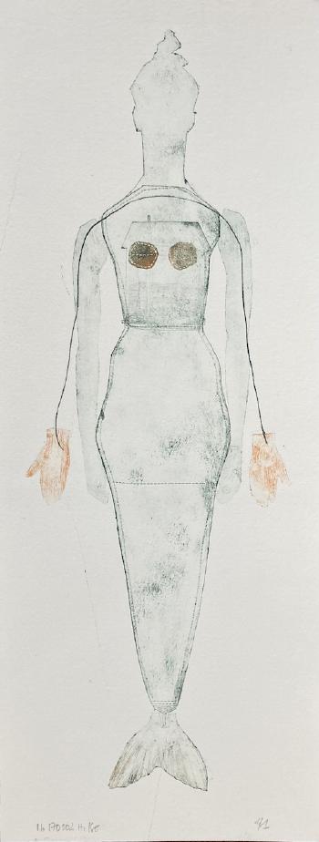 Inside/outside, the mermaid